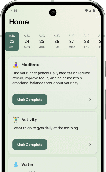 Craft Routine App - Habit List UI